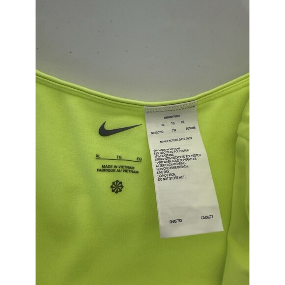 NIKE Women Sling Bikini Swim Bottom Florescent Green Neon NESSC230 739 XL NWT - Picture 4 of 8